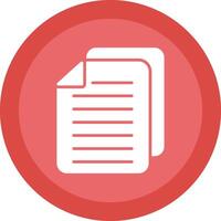 File Line Shadow Circle Icon Design vector