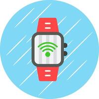 Wi-fi Flat Circle Icon Design vector