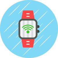 Wi-fi Flat Circle Icon Design vector