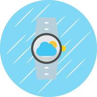 clima plano circulo icono diseño vector