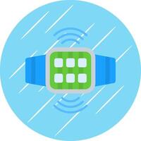 Connection Flat Circle Icon Design vector
