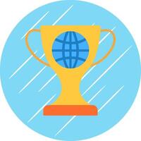 World Flat Circle Icon Design vector