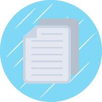 File Flat Circle Icon Design vector