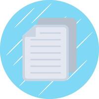 File Flat Circle Icon Design vector