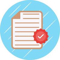 File Flat Circle Icon Design vector