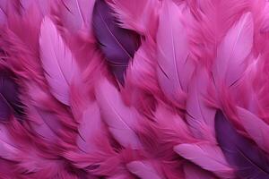 Pink Fluffy Feathers Background, Pink Feathers Pattern, Beautiful Feathers background, Feathers Wallpaper, bird feathers pattern, photo