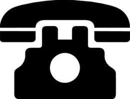 Telephone Icon Flat Style Illustration vector