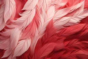 Red Feathers Background, red and white feathers pattern, feathers background, feathers wallpaper, bird feathers pattern, photo