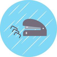 Staples Flat Circle Icon Design vector