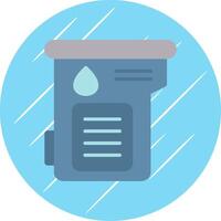 Cartridge Flat Circle Icon Design vector