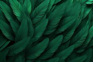 Green Feathers Background, Green Feathers Pattern, Feathers background, Feathers Wallpaper, bird feathers pattern, photo