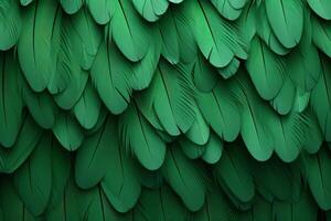 Green Feathers Background, Green Feathers Pattern, Feathers background, Feathers Wallpaper, bird feathers pattern, photo