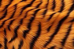 Tiger Skin Fur Texture, Tiger Fur Background, Fluffy Tiger Skin Fur Texture Background, Tiger Skin Fur Pattern, Animal Skin Fur Texture, photo