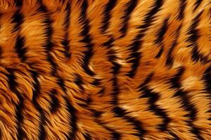 Tiger Skin Fur Texture, Tiger Fur Background, Fluffy Tiger Skin Fur Texture Background, Tiger Skin Fur Pattern, Animal Skin Fur Texture, photo