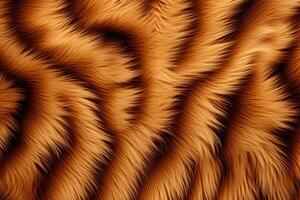 Tiger Skin Fur Texture, Tiger Fur Background, Fluffy Tiger Skin Fur Texture Background, Tiger Skin Fur Pattern, Animal Skin Fur Texture, photo