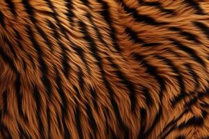 Tiger Skin Fur Texture, Tiger Fur Background, Fluffy Tiger Skin Fur Texture Background, Tiger Skin Fur Pattern, Animal Skin Fur Texture, photo