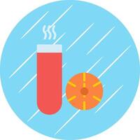 Heating Flat Circle Icon Design vector