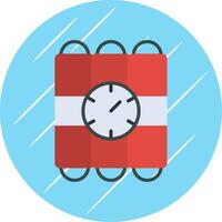 C4 Flat Circle Icon Design vector