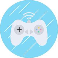 Controller Flat Circle Icon Design vector