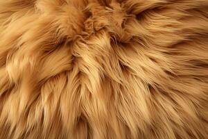 Lion Skin Fur Texture, Lion Fur Background, Fluffy Lion Skin Fur Texture, Lion Skin Fur Pattern, Animal Skin Fur Texture, Fur Background, photo