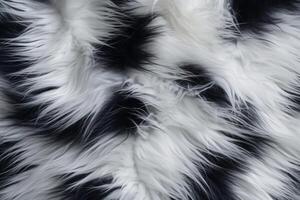 Panda Skin Fur Texture, Panda Fur Background, Fluffy Panda Skin Fur Texture, Animal Skin Fur Texture, Fur Background, White Fur Texture, photo