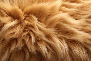 Lion Skin Fur Texture, Lion Fur Background, Fluffy Lion Skin Fur Texture, Lion Skin Fur Pattern, Animal Skin Fur Texture, Fur Background, photo