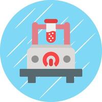 Measuring Device Flat Circle Icon Design vector
