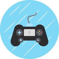 Gaming Console Flat Circle Icon Design vector