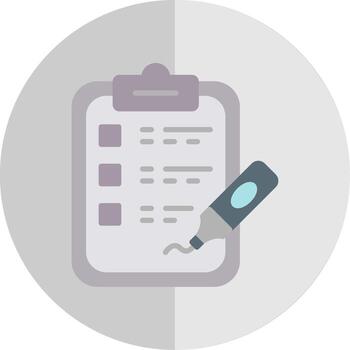 Highlight Flat Scale Icon Design vector