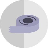 Tape Flat Scale Icon Design vector