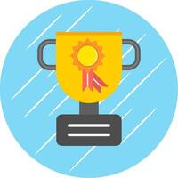 Achievement Flat Circle Icon Design vector