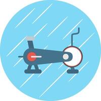 Cycling Flat Circle Icon Design vector