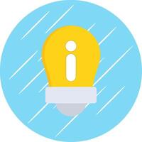 Information Flat Circle Icon Design vector