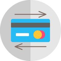 pago método plano escala icono diseño vector