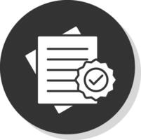 Notes Flat Circle Icon Design vector