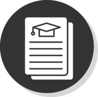Notes Flat Circle Icon Design vector