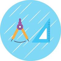 Geometry Flat Circle Icon Design vector