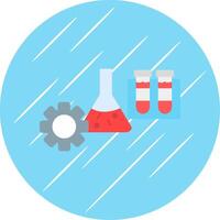 Experiment Flat Circle Icon Design vector