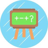 Theory Flat Circle Icon Design vector