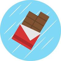 Chocolate Flat Circle Icon Design vector