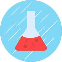 Chemistry Flat Circle Icon Design vector