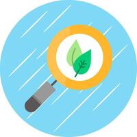 Natural Research Flat Circle Icon Design vector