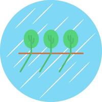 Agriculture Flat Circle Icon Design vector