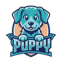 Dog logo illustration, new modern style dog logo vector