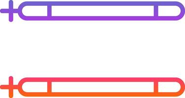 Sticks Line Gradient Icon Design vector