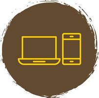 Devices Line Gradient Icon Design vector