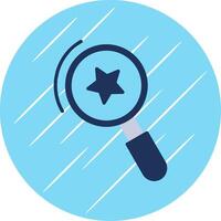 Search Flat Circle Icon Design vector