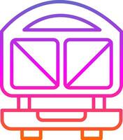 Sandwich Press Line Gradient Icon Design vector