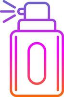 Deodorant Line Gradient Icon Design vector