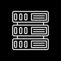 Switch Line Inverted Icon Design vector
